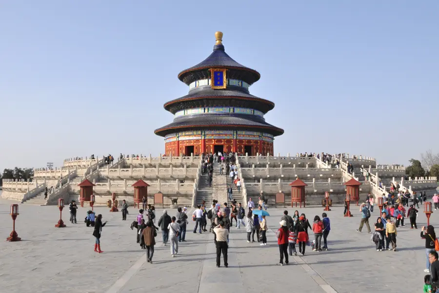 The round Hall of Prayer for Good Harvests at the Temple of Heaven in Beijing